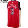 Dres New Orleans Pelicans CJ McCollum Jordan 2023-24 Statement Edition Crvena Swingman - Dječji